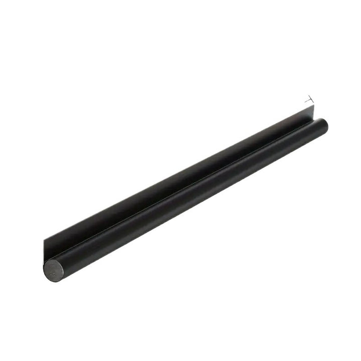 Self-adhesive door bottom seal made of leather