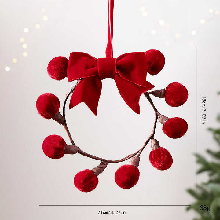 Decorative Christmas wreath for door and wall