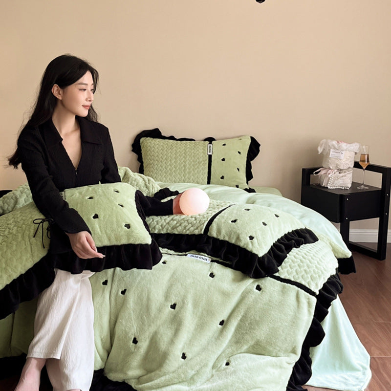 Playful princess-style bedding set