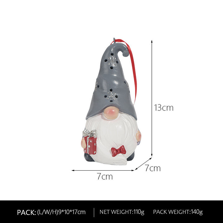 Decorative gnome pendant made of resin