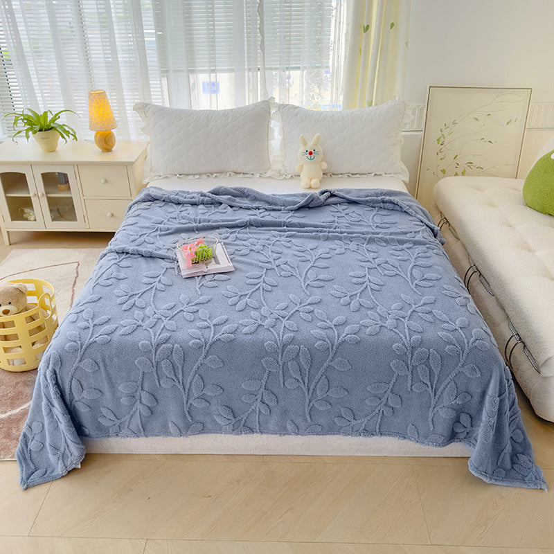Soft throw blanket, solid color, various sizes