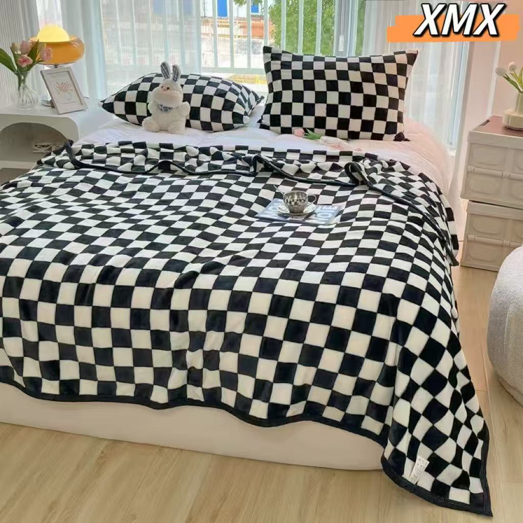 Striped throw blanket in various designs