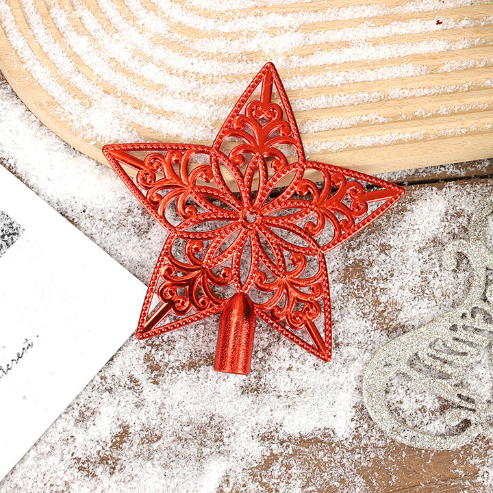 Christmas tree star with intricate cutout