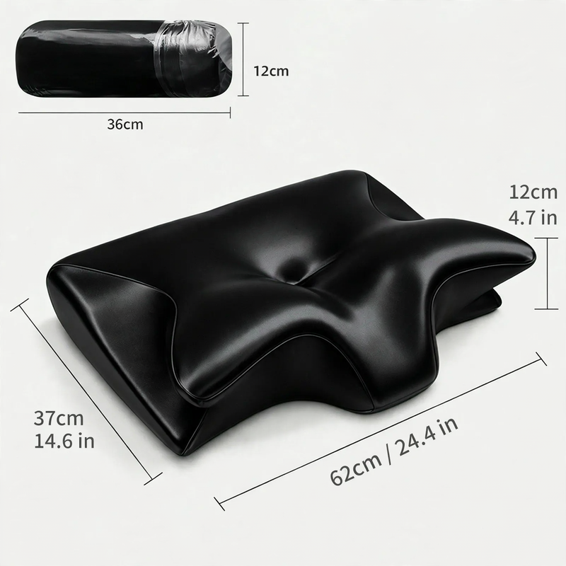 Butterfly shape cushion memory foam ice silk