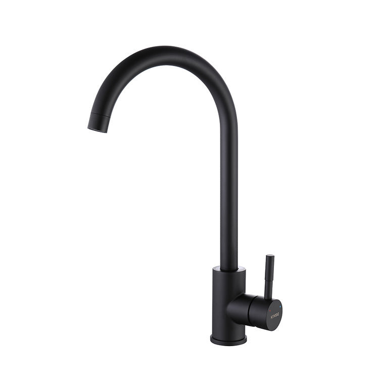 Stainless Steel Kitchen Faucet with Ceramic Valve