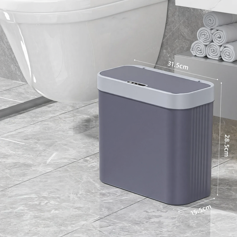 Wall-mounted sensor trash can, 14 L
