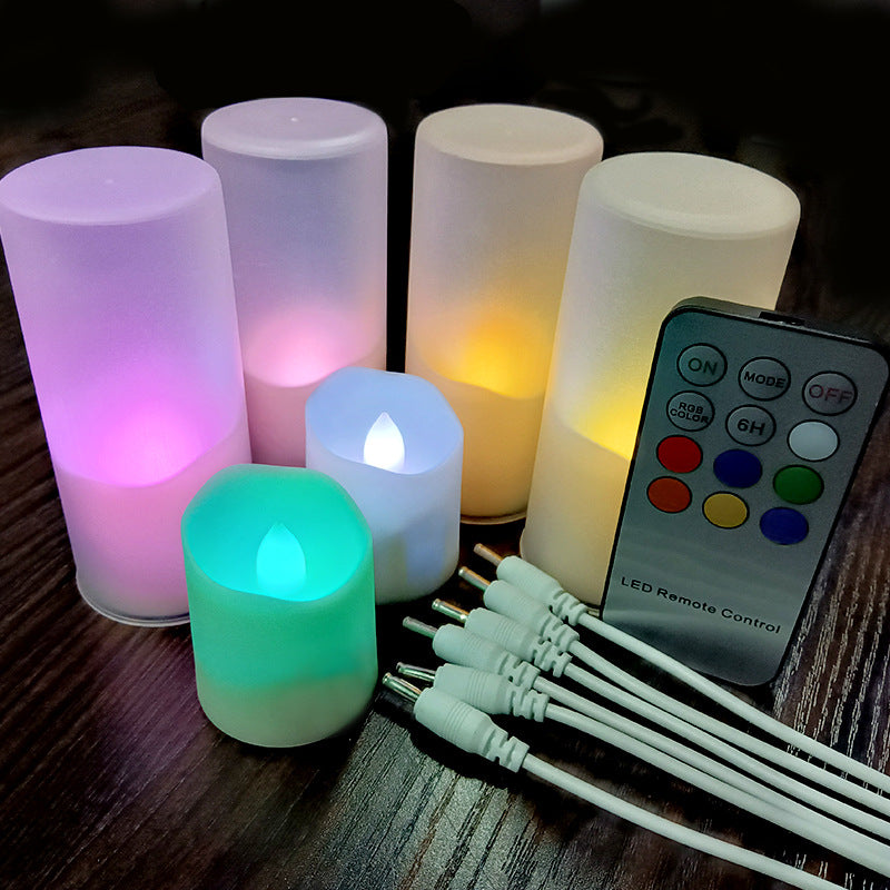 Rechargeable LED tealights with remote control