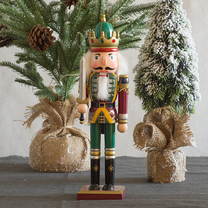 Nutcracker Soldier made of solid wood, 30 cm