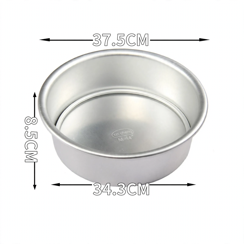 Cake pan, round, with flat bottom
