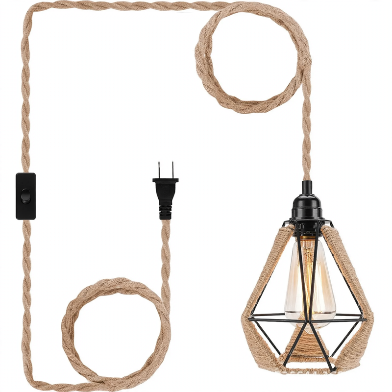 Hanging lamp iron, LED, American style