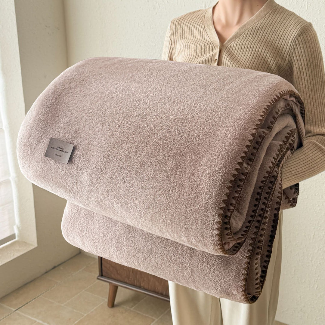 Reversible cuddly blanket, 180x200-220cm, warm