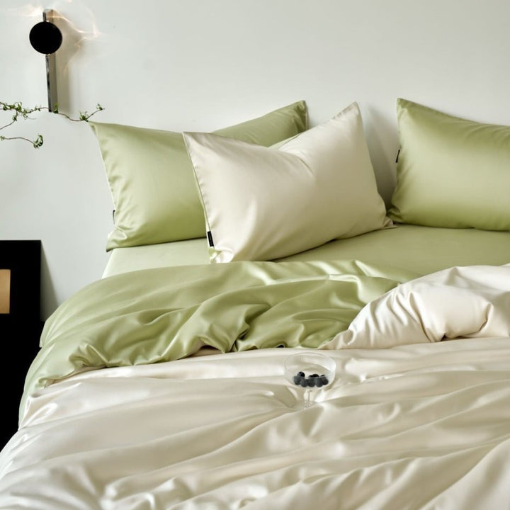 Cooling Tencel Cotton Bedding Set, solid color