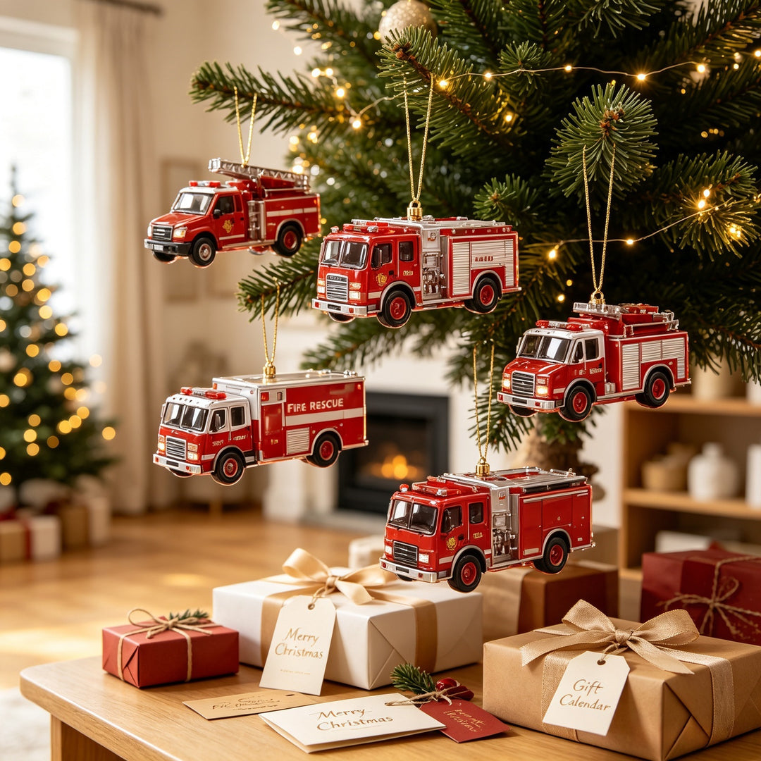 Christmas Advent Calendar with Vehicle Trailers