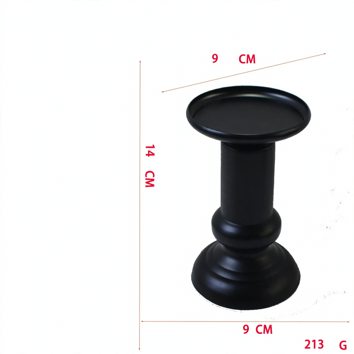 Decorative candle holder made of iron
