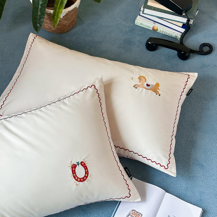 100s Long-staple cotton bedding set with embroidery