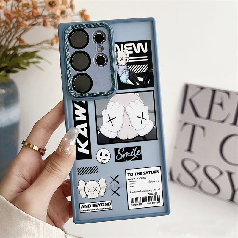 Silicone phone case with protective function