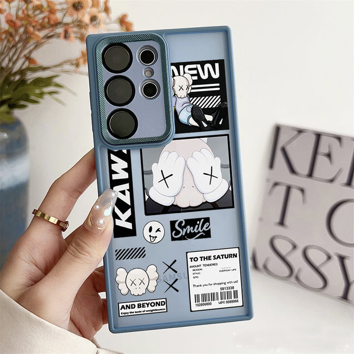 Silicone phone case with protective function