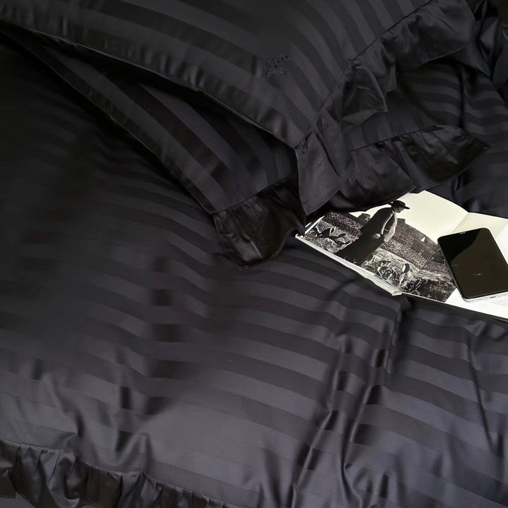 French Long Staple Cotton Bedding Set, 4-Piece