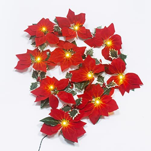 LED string lights with Christmas stars