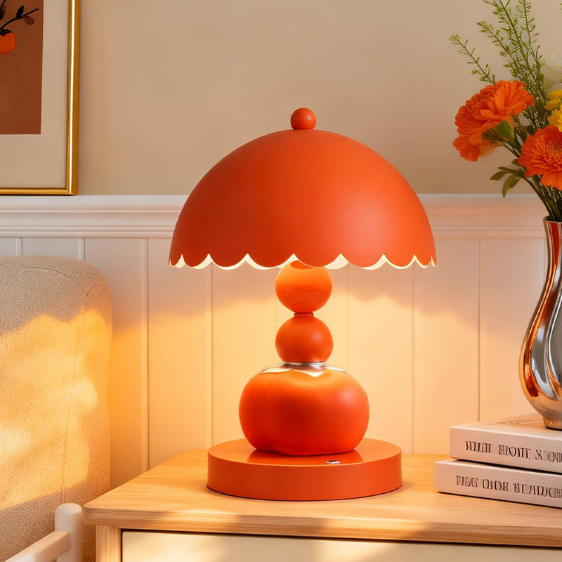 Kaki table lamp, creative design, decorative element