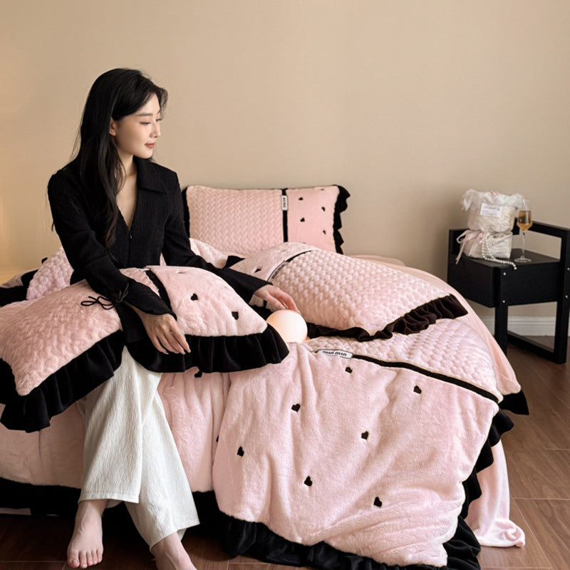Playful princess-style bedding set