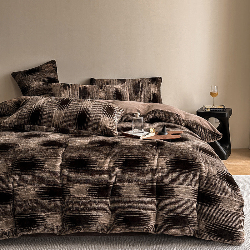 Milk fiber bedding set, winter, antistatic