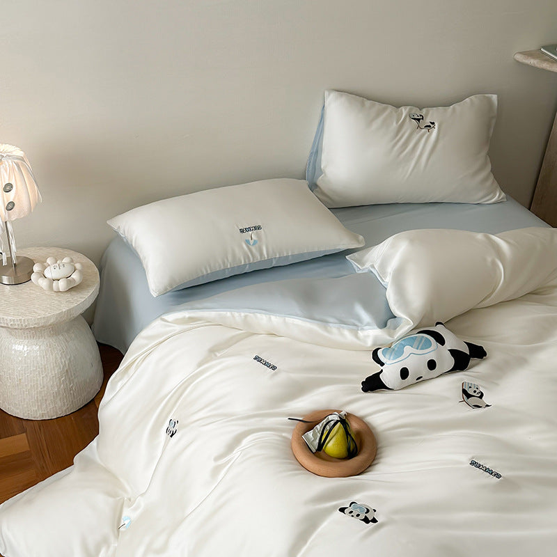 Bedding set, 4-piece, Lyocell, cartoon motif