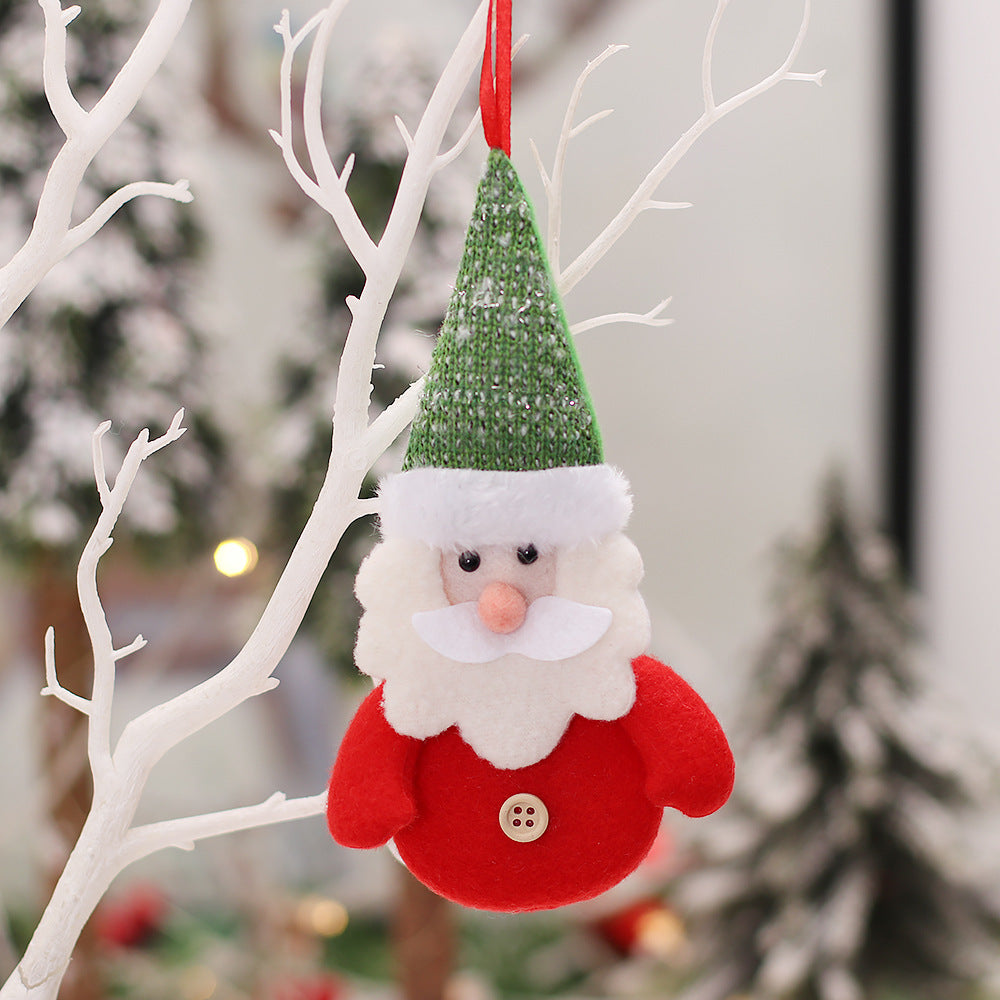 Decorative gnome figure made of fleece fabric