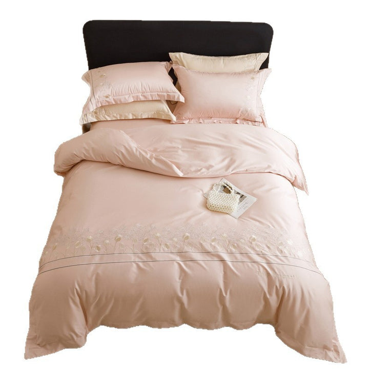 Luxurious 4-piece bedding set made of long-staple cotton