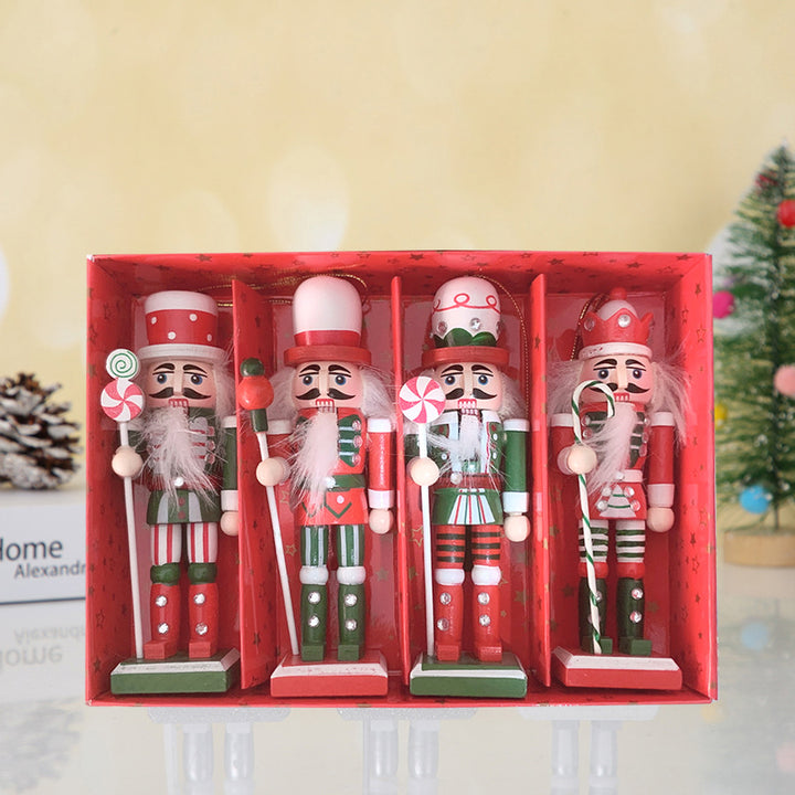 Wooden Nutcracker Soldier, 12 cm