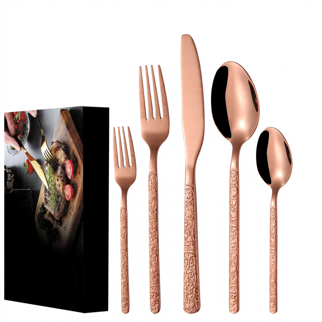 Cutlery set made of stainless steel, 20-piece