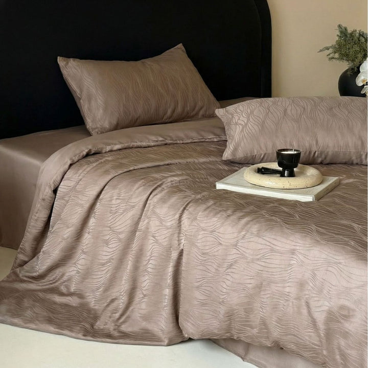 Tencel bedding set, 4-piece, cooling and elegant