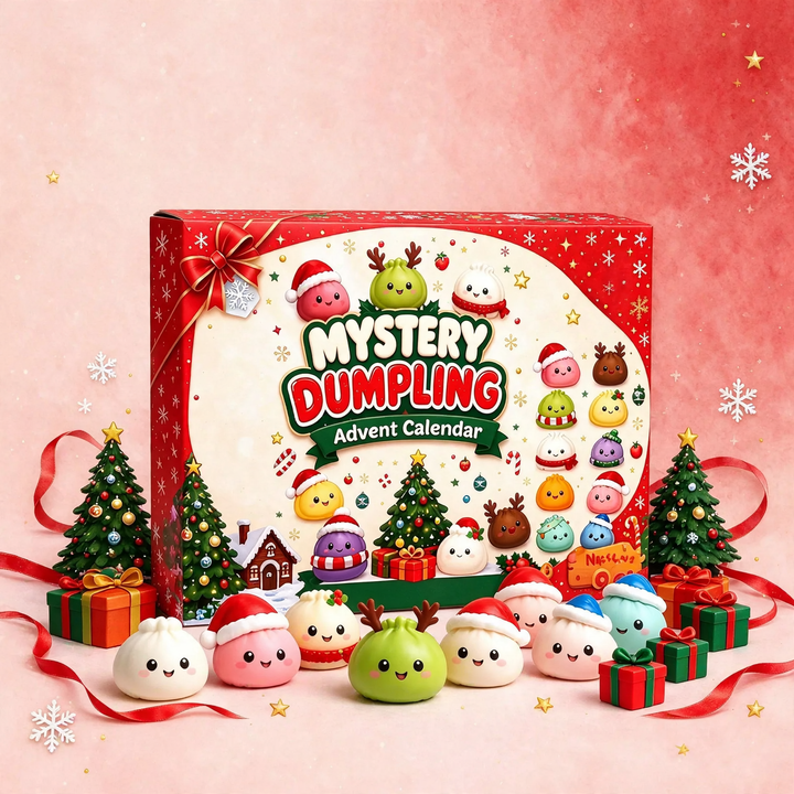 Christmas Advent Calendar with 24 Surprise Squeeze Toys