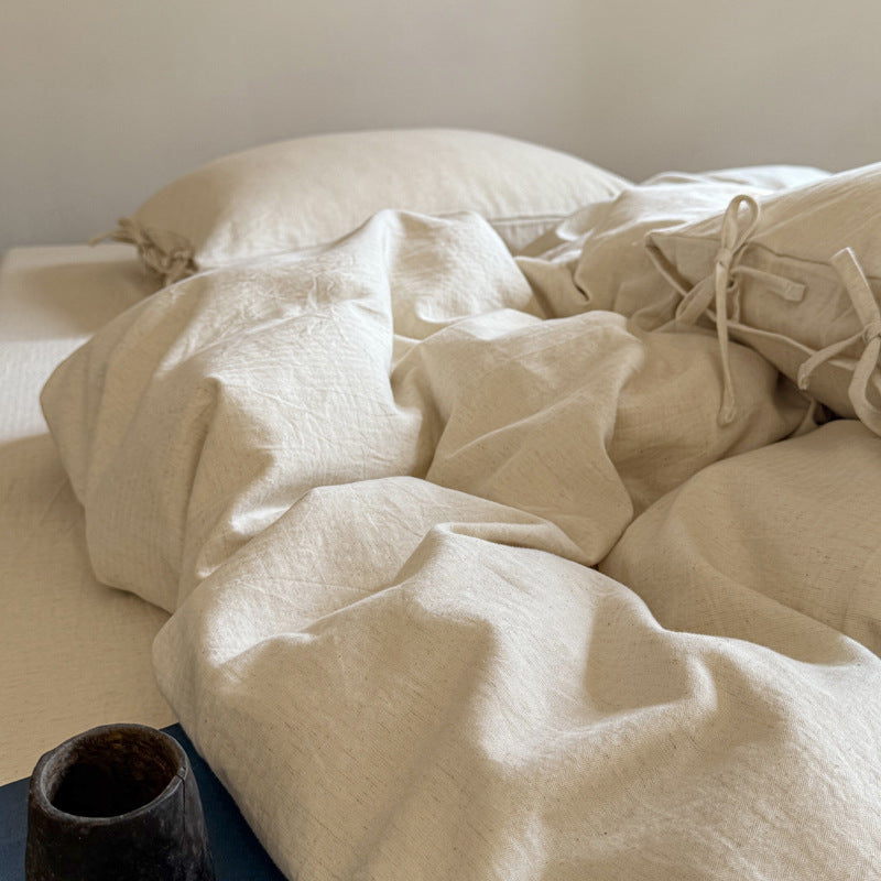 Bedding set, cotton, jacquard, 4-piece