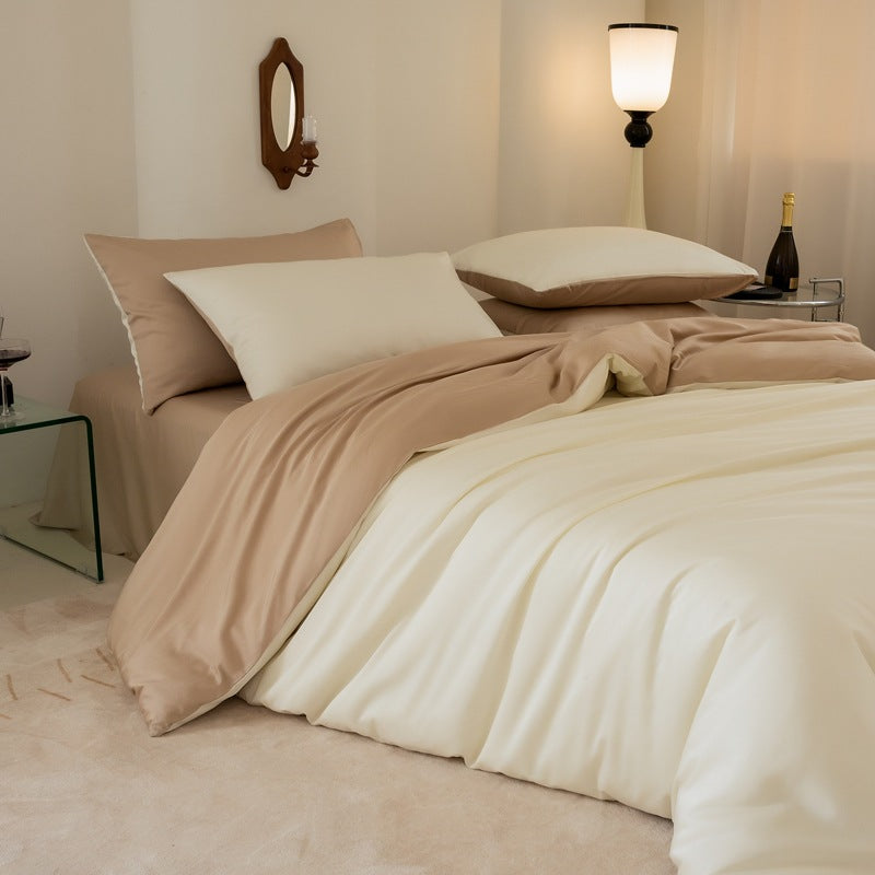 Lyocell-Cotton-Bedding-Set, silky soft, solid color