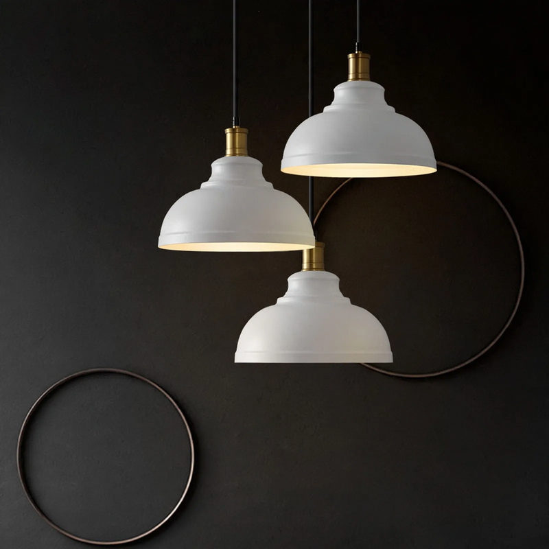 Vintage pendant light, industrial style, adjustable