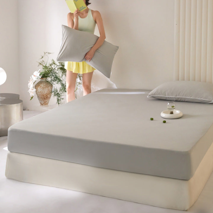 Coolable fitted sheet, solid color, 0.9 m