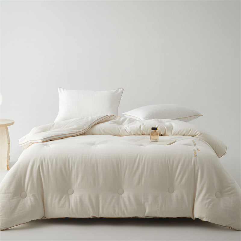 Cotton duvet with soybean fiber filling, warm, autumn/winter