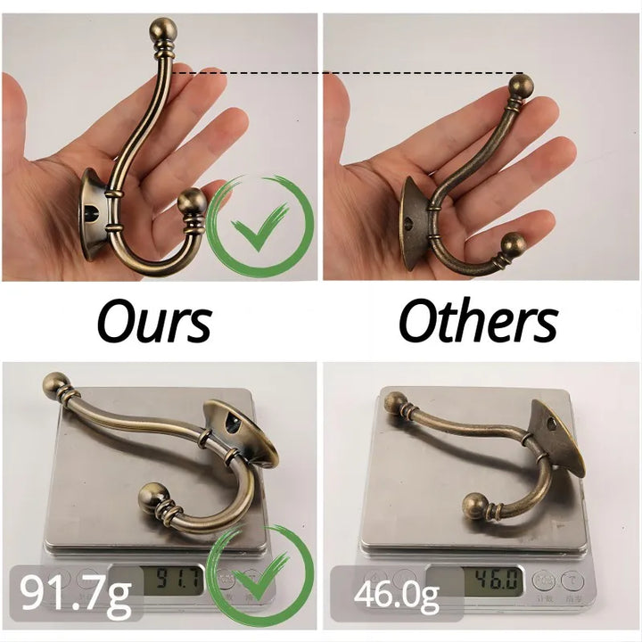 Stornfield | High Quality Brass Robe Hook - Classic Style - Various Colours - High Quality - 1 Piece