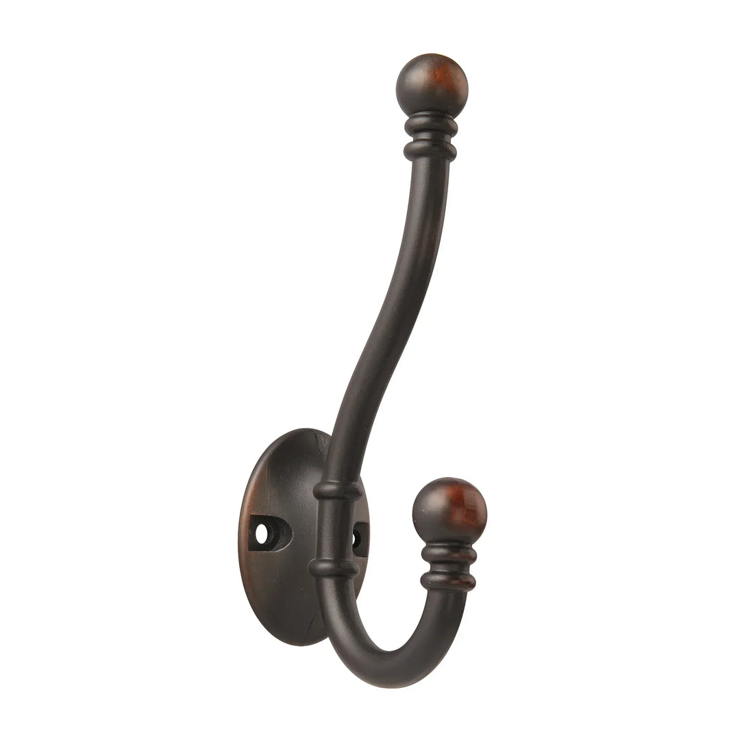 Stornfield | High Quality Brass Robe Hook - Classic Style - Various Colours - High Quality - 1 Piece