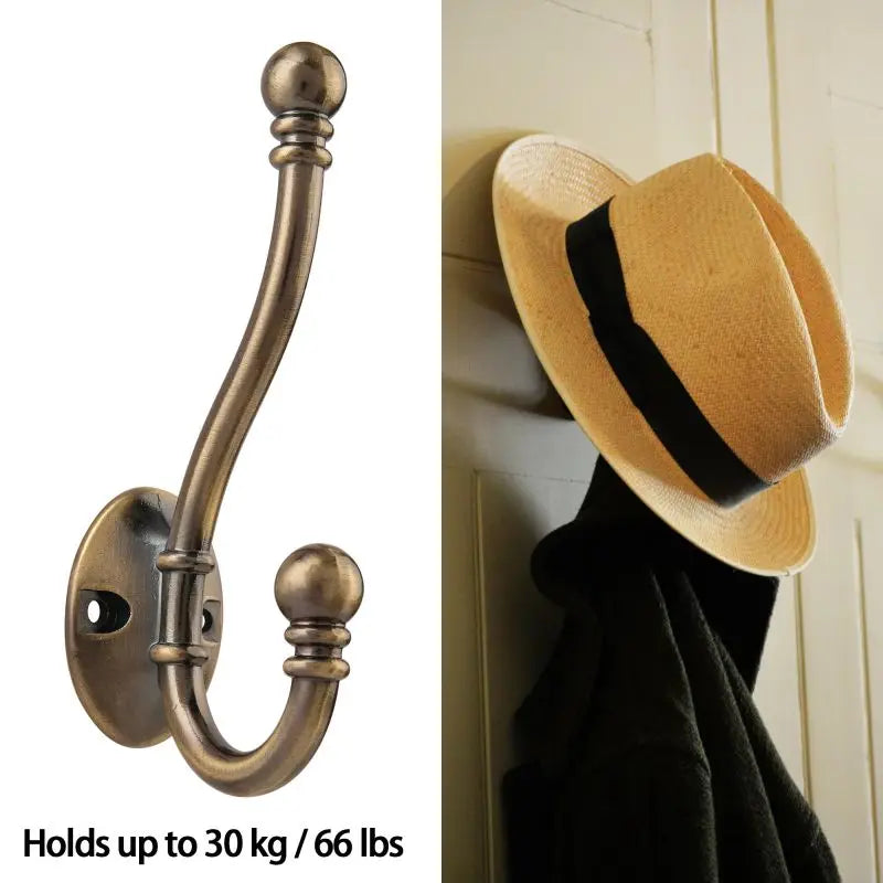 Stornfield | High Quality Brass Robe Hook - Classic Style - Various Colours - High Quality - 1 Piece