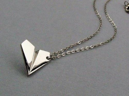 Paper Airplane Necklace | Stornfield
