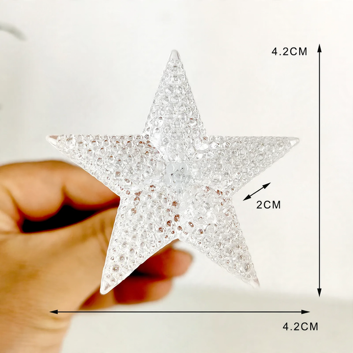 Transparent LED Star Decoration
