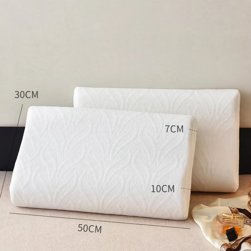 Wave pillow made of memory foam, 50 × 30 cm
