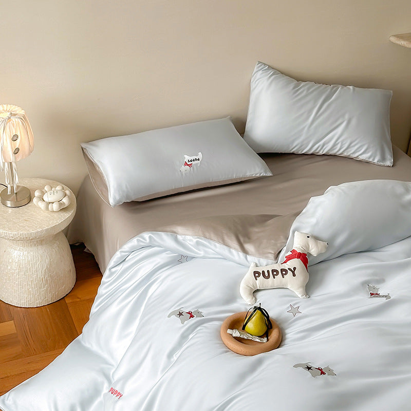 Bedding set, 4-piece, Lyocell, cartoon motif