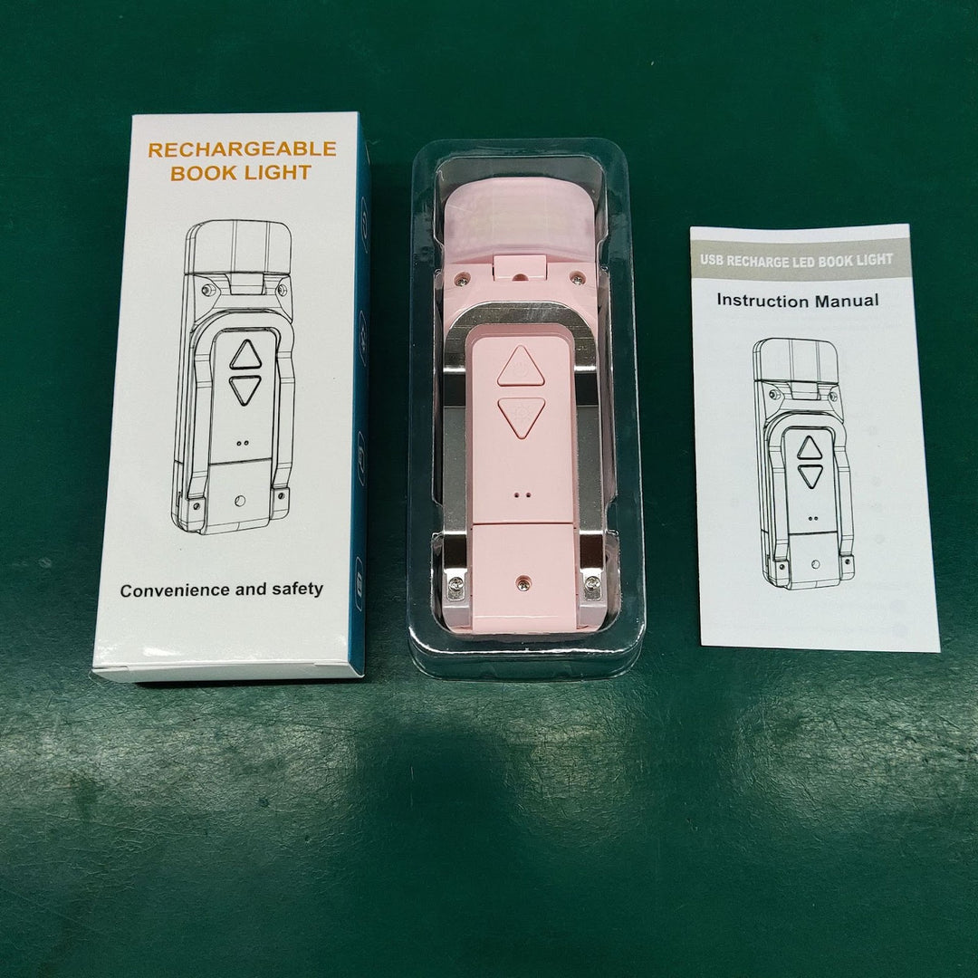 Mini LED Clip Light, foldable, USB rechargeable