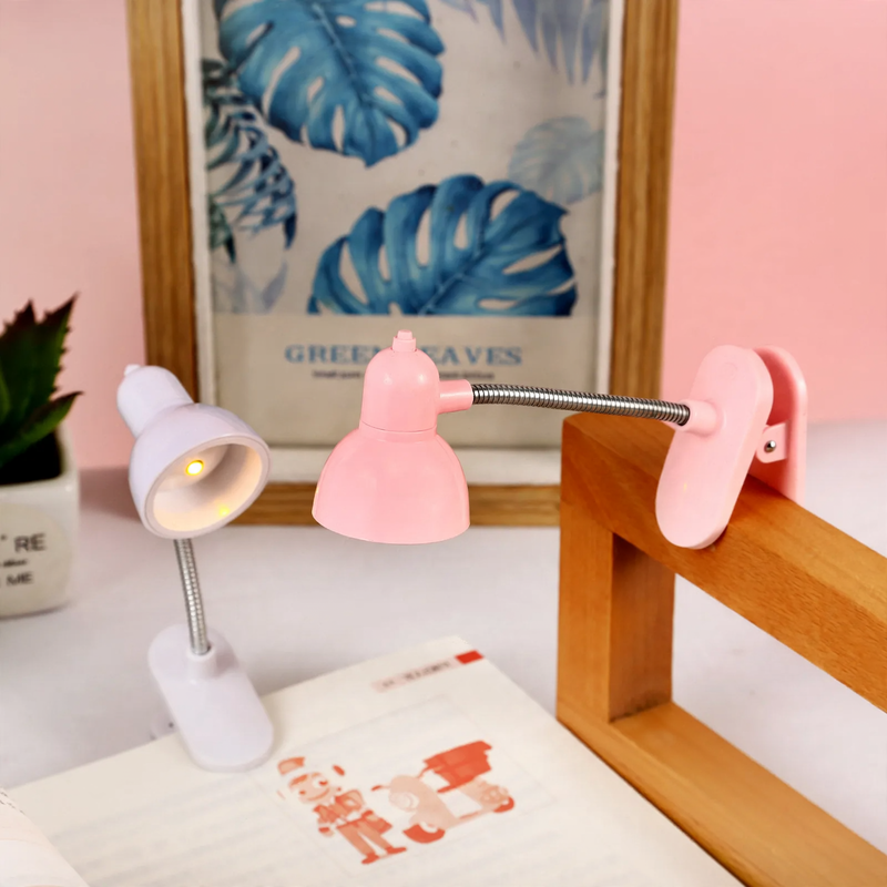 Mini LED clamp lamp, eye-friendly, flexible neck