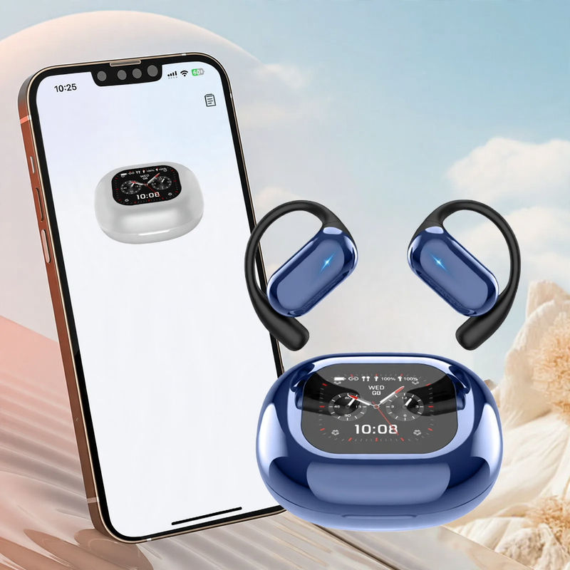 Open Bluetooth headphones with noise cancellation