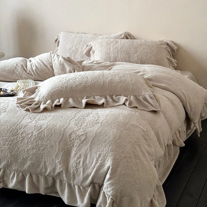 Milk fiber bedding set, 4-piece, winter quality