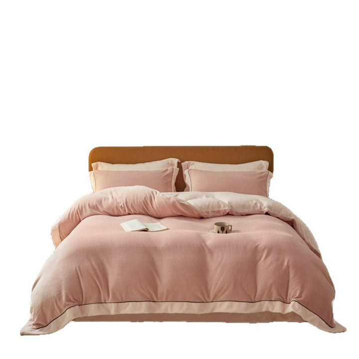 Winter bedding made of milk fiber fleece, extra soft and thick